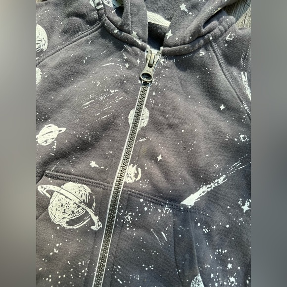 Carter’s Grey Outer Space Hoodie 12m - Picture 10 of 11